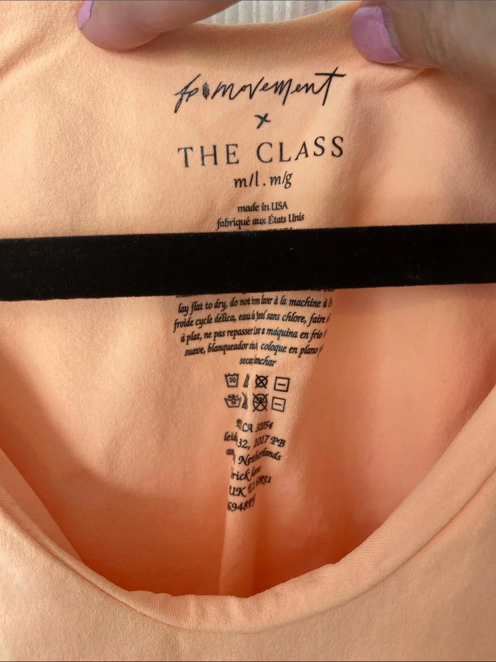 FP Movement by Free People Peach-Orange Scoop Tank - Picture 2 of 3